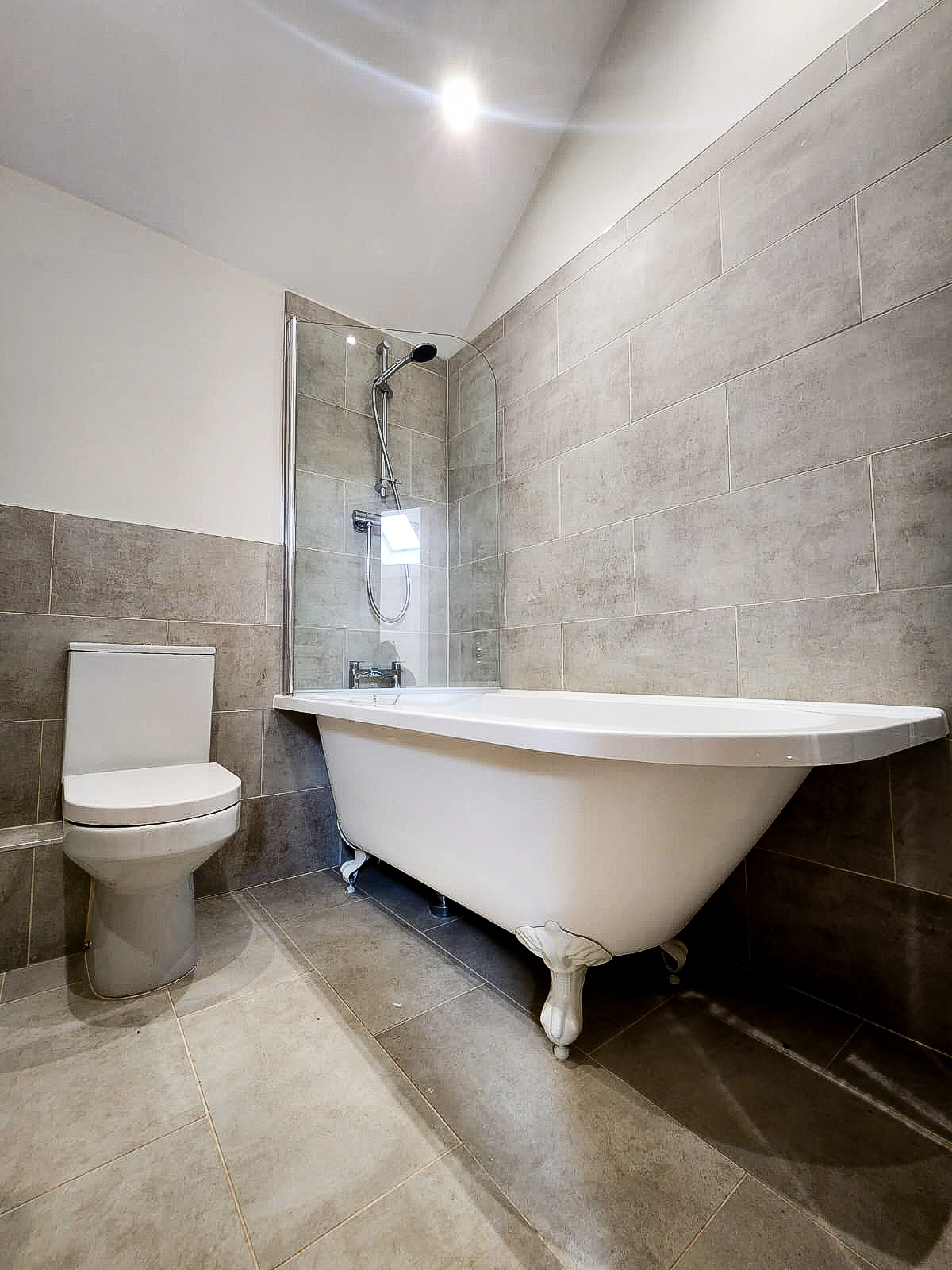Bathroom installation by Amberly Construction